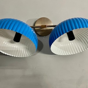 Sky Blue Modern Wall Lamp: Home Decor Sconce