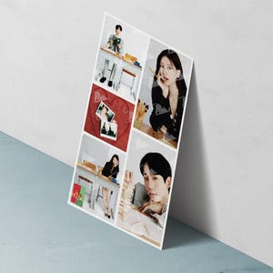 KDRAMA - Liebe von nebenan | STICKER + PRINT - Kunst Sammlerstück... Perfekt für Fans der Hitserie!