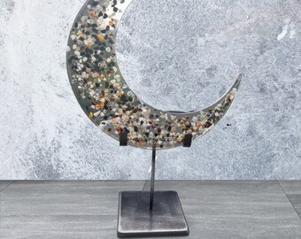 Kristall Handmade Mond |  Kristallkonfetti /Moon stone B-Ware