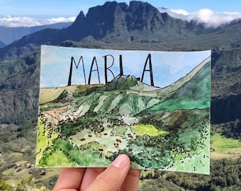 Carte "Marla" - Île de la Réunion