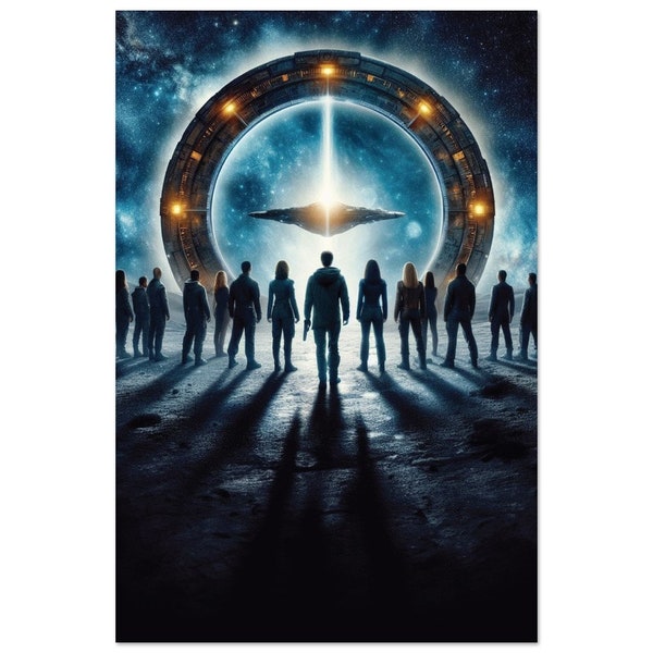 Stargate Aluminum Print