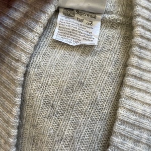 Lange Strickjacke Cardigan 100% Schurwolle Wolle aus Finnland Finland Gr40 Bild 6