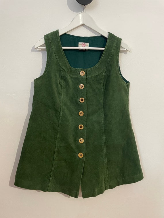 Vintage zwangerschapskleding tweedelig pak voor zwangere vrouwen zwangerschap gemaakt van groene corduroy zwangerschapskleding set broek en vest maat 40 Etsy Nederland