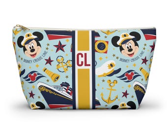 Pochette à glissière personnalisée Disney Cruise | Trousse de maquillage DCL personnalisée | Fish Extender Gift