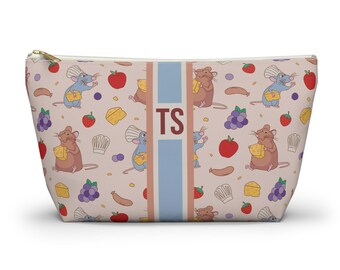 Monogram Makeup Bag | Remy Ratatouille Disney Parks Pouch | Personalized