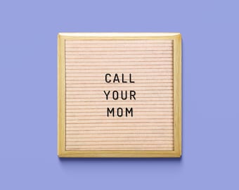 Call Your Mom Magnet | Funny gift for college kids, long distance gift