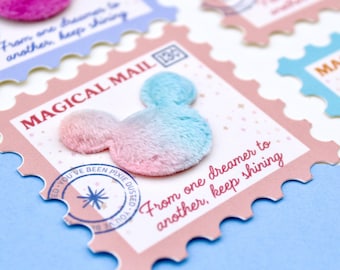 Disney Pixie Dust Gift - Tiny Card with Patch | Cast Member Gifts | DCL Fish Extender