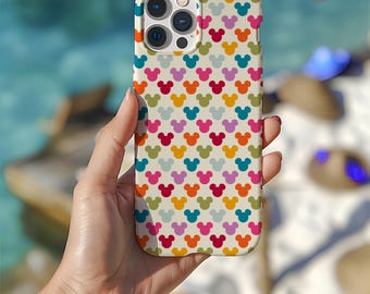 ミッキーマウスのスマホケース｜ディズニーパーク限定！カラフルなレインボーマウスヘッドのiPhoneカバー