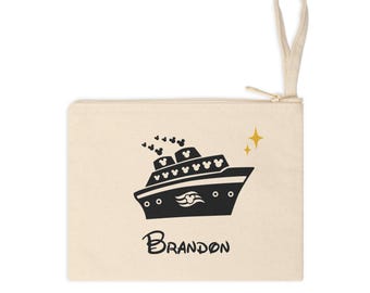 Pochette en toile DCL personnalisée | Organiseur de sac cadeau Disney Cruise Fish Extender