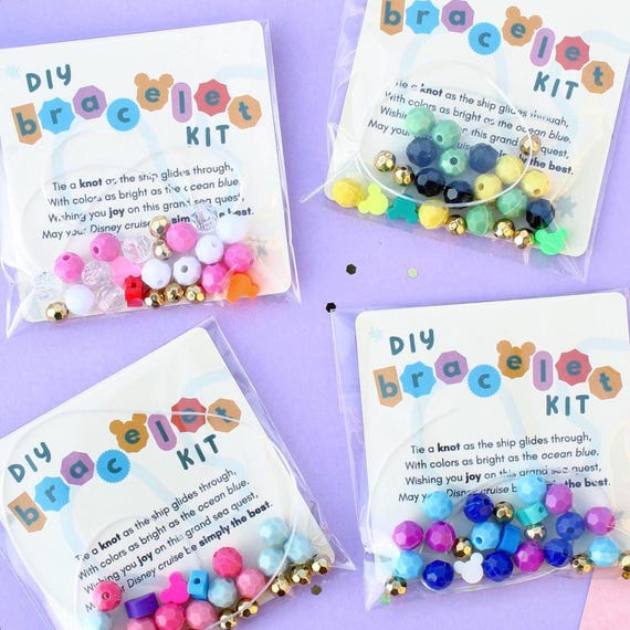 Disney Cruise Fish Extender Gift | Build-Your-Own Mickey Bracelet Kit, Disney Pixie Dust