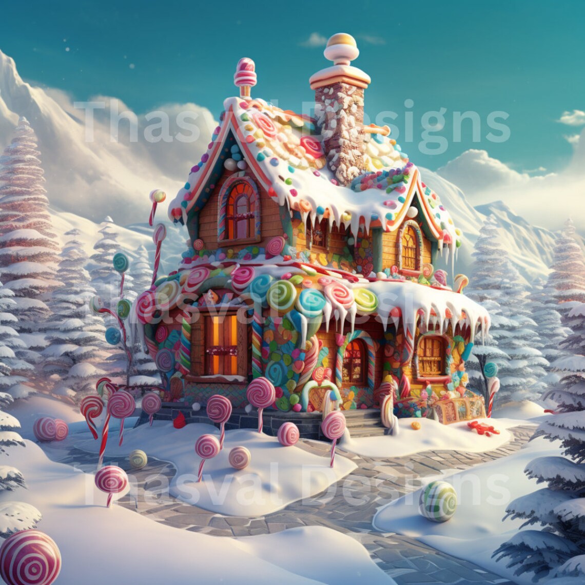 Gingerbread House Clipart 15 High Quality Pngs Merry - Etsy Canada