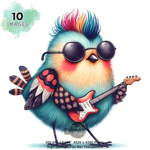 Niedlicher lustiger Vogel Clipart, wunderlicher Vogel Clipart, Vogelliebhaber Clipart, Aquarell Vogel Clipart, wunderlicher lustiger Vogel Clipart, kommerzielle Nutzung