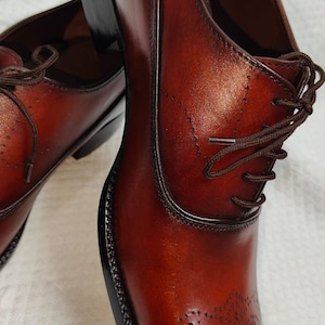 Men's Goodyear Welted Brogue Oxford Shoes