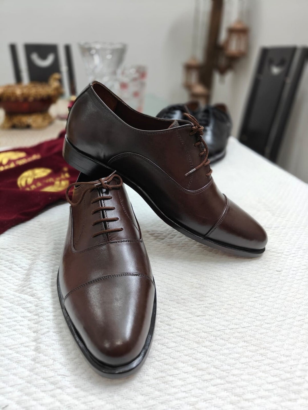 A Chocolate Brown Classic Oxford Versatile, Formal and Semi-Formal Occasion Footwear