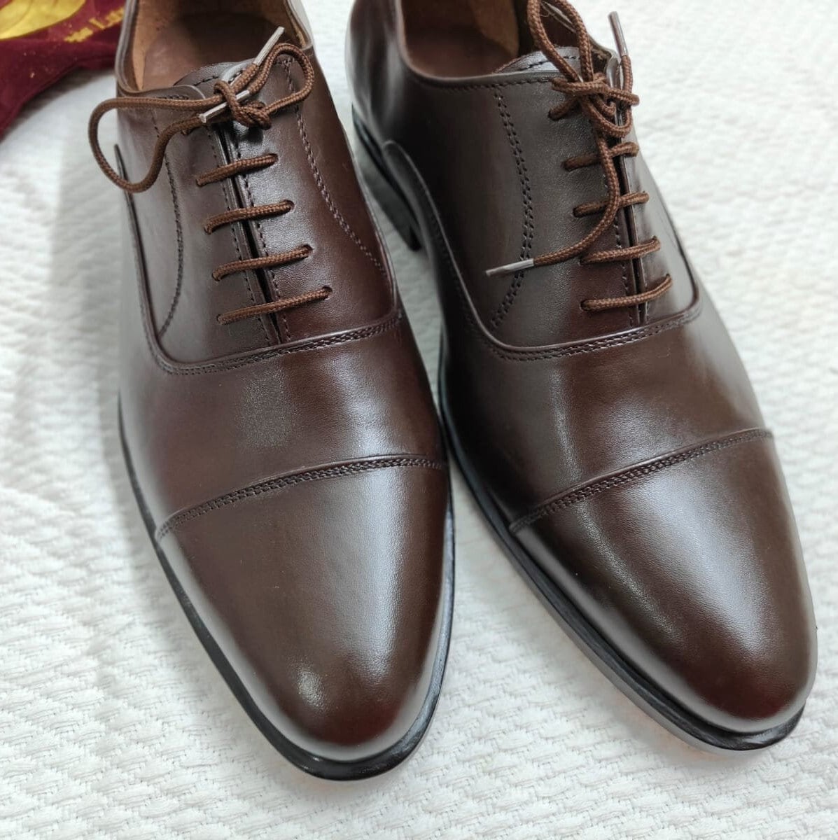 A Chocolate Brown Classic Oxford Versatile, Formal and Semi-formal Occasion  Footwear - Etsy