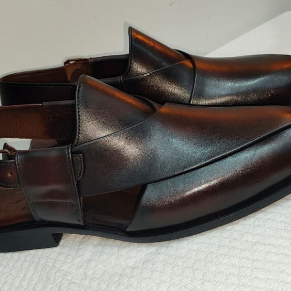 Handcrafted Fine Leather Peshawari Chappals (Sandals) for men