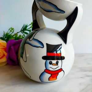 Lorna Bailey Winter Wonderland vase Lorna Bailey vase vintage artware Christmas themed gifts