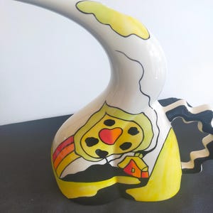 Lorna Bailey 23.5cm Prototype jug c.2005 ziz zag jug vintage large jug