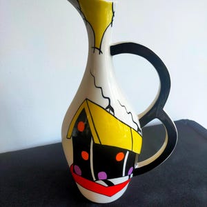Lorna Bailey PROTOTYPE jug Dimsdale View East pattern vintage jug art deco gift for her