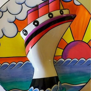 Lorna Bailey Ocean Cruise Liner Charger limited edition 35/100