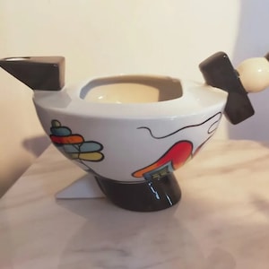 Lorna Bailey prototype Fantasia Cottage 3 knob handled jug extremely rare