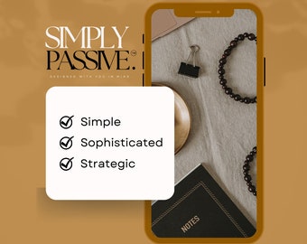 SIMPLY PASSIVE, w/ Master Resell Rights, Digital Marketing Guide, Digital Marketing Guide For Beginners