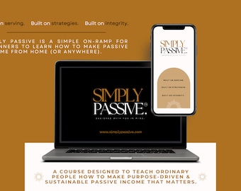 SIMPLY PASSIVE, w/ Master Resell Rights, Digital Marketing Guide, Digital Marketing Guide For Beginners