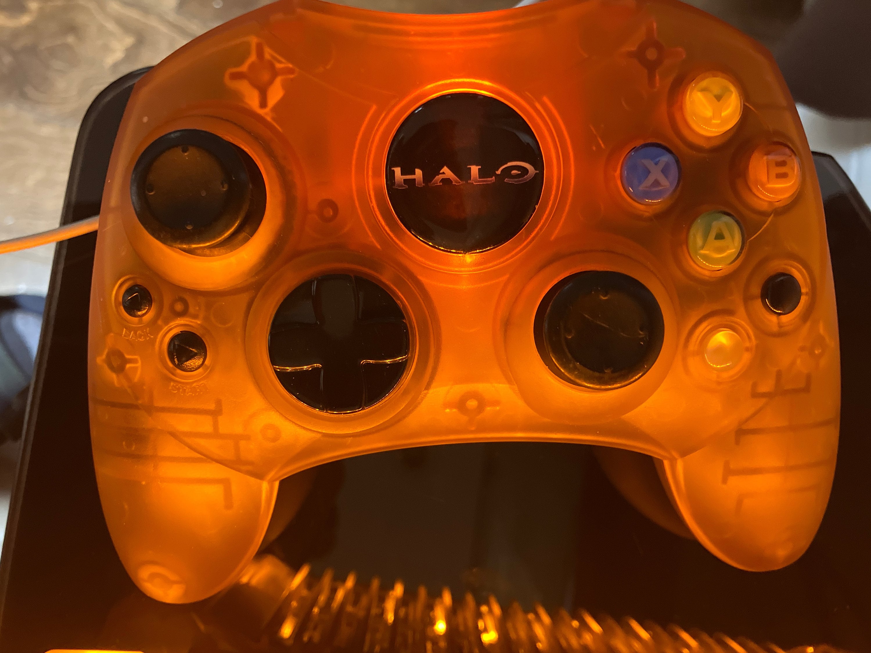 Microsoft Original Xbox Orange Halo Edition Console Etsy