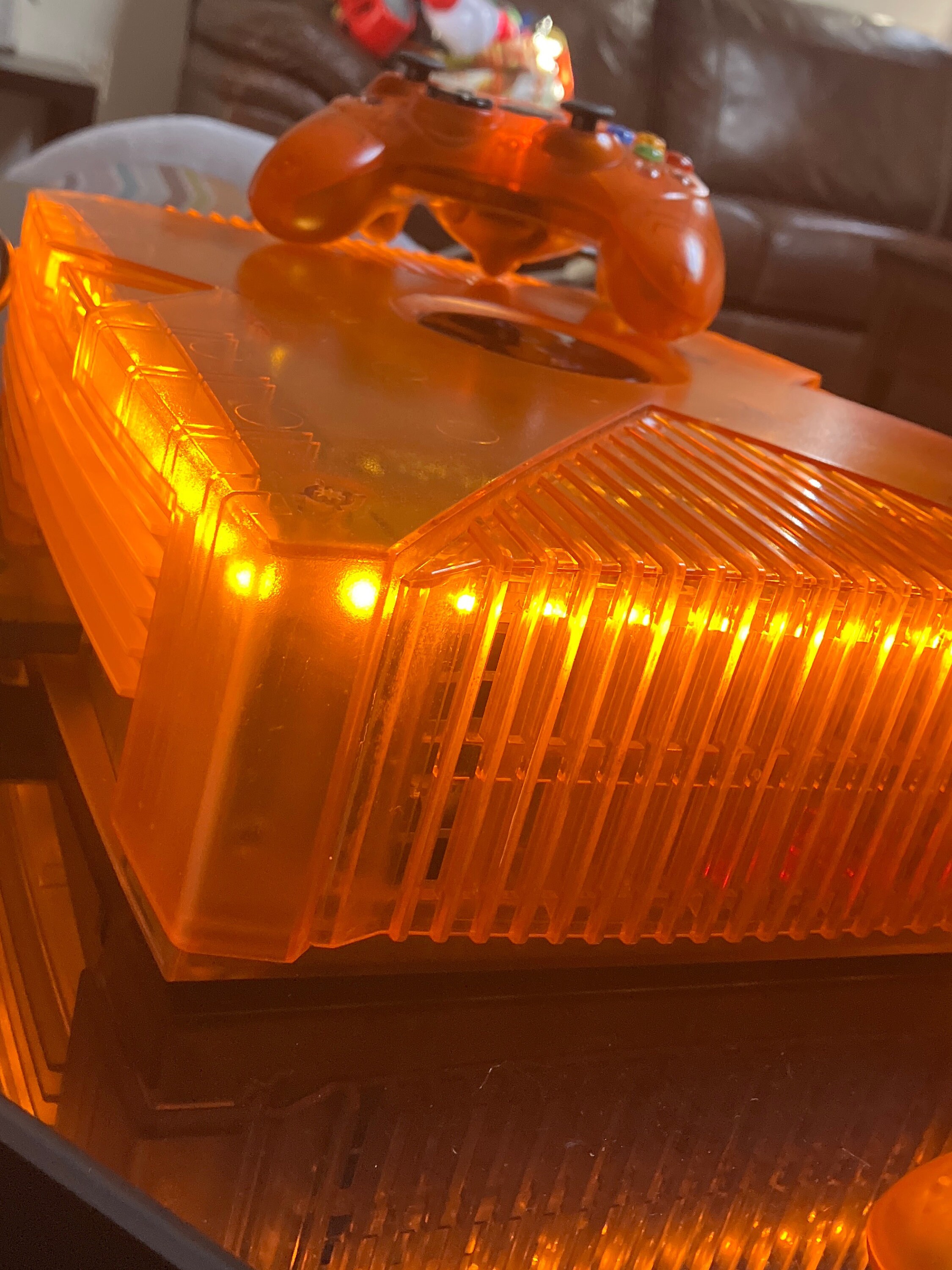 Microsoft Original Xbox Orange Halo Edition Console Etsy