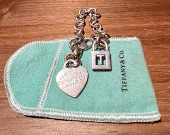 ティファニー純正スターリングシルバー ノート ハートチャーム