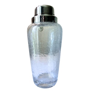 Art Deco Silver-Plated And Glass COCKTAIL SHAKER WMF 1950s
