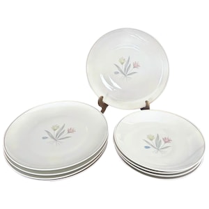 Vintage DINNER Set By BERNARDAUD LIMOGES France In &quot;&quot;Rêveries&quot;&quot; Pattern (8 pieces) for 4 people