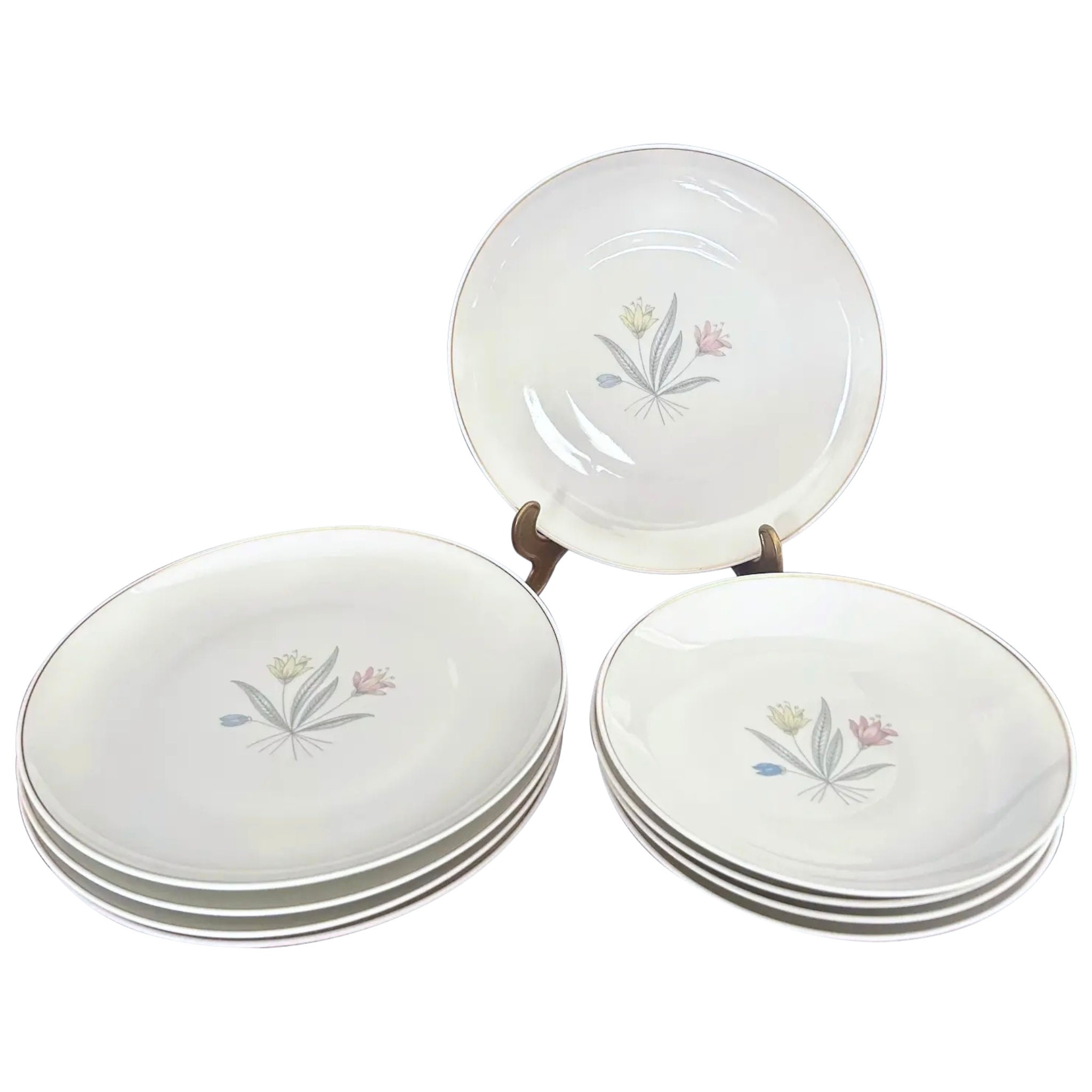 ベルナルド　リモージュ　ディナープレート　3枚セット BERNARDAUD LIMOGES Franceによるヴィンテージディナーセット