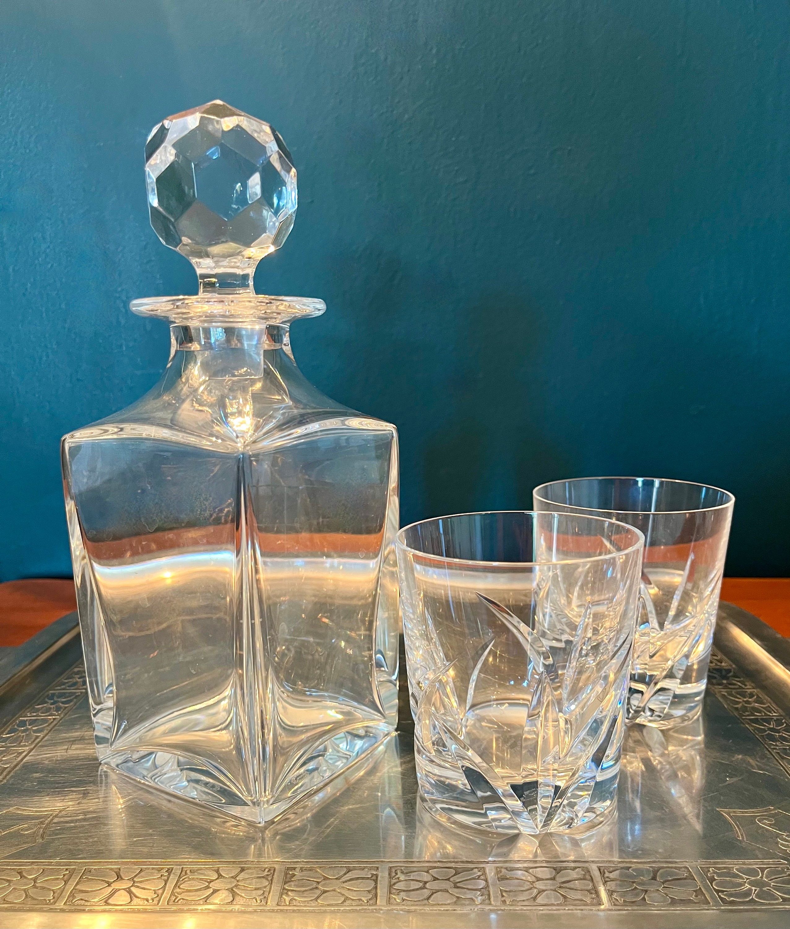 Carafe à whisky modèle Empire en cristal Cristallerie Royale Champagne