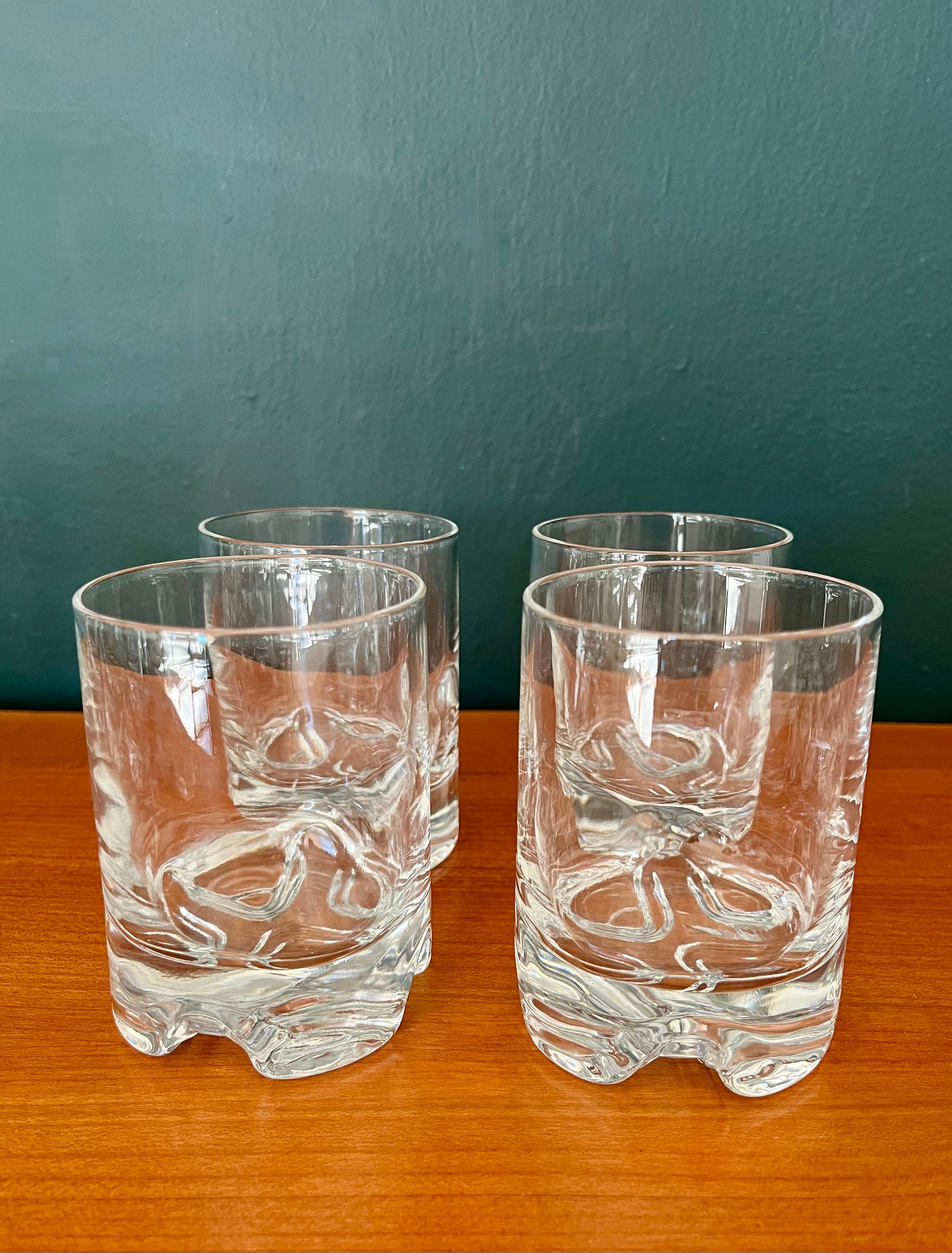 Classic Rocks Glass Set of 12 VINTAGE Heavy Bottom CRYSTAL ROCKS/ Neat Glasses / Rocks ...