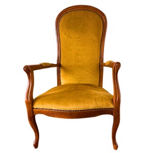 Antique French Voltaire Armchair, circa 1880s