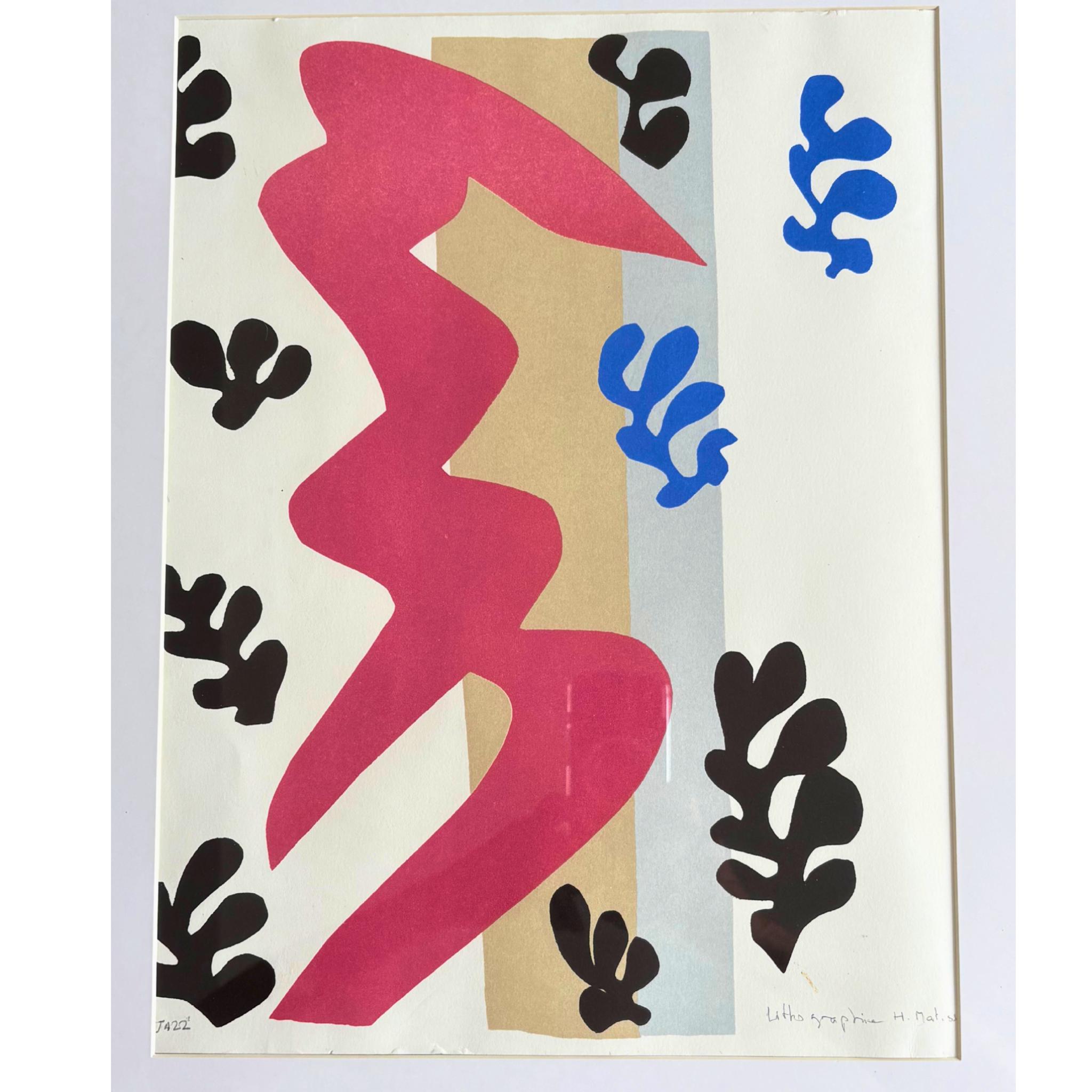 Henri Matisse - the Knife Thrower - Lithograph After Jazz, 1947