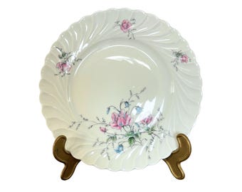 ハビランド・リモージュ磁器 12ピース 4人用食器セット、ピンクの花柄