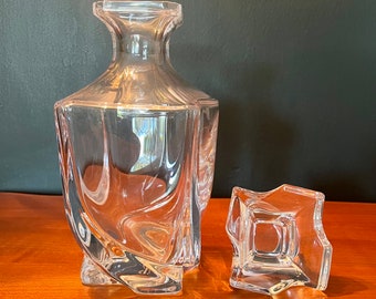 ヴィンテージ フレンチ ヘビー クリスタル ウイスキー サービス 5個