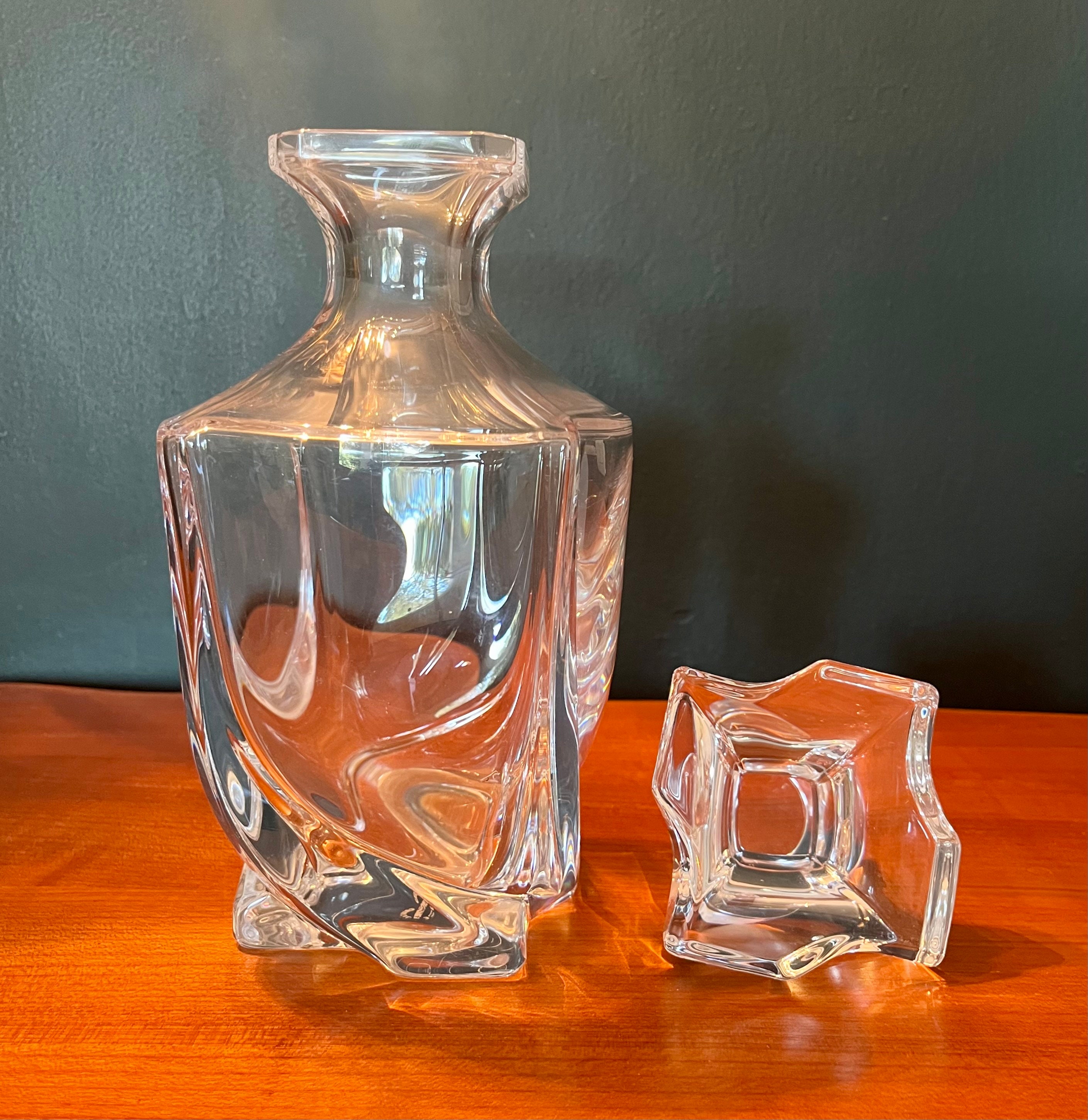 ヴィンテージ フレンチ ヘビー クリスタル ウイスキー サービス 5個