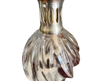 LAMPE BERGER in vetro modellato francese vintage, circa 1970 / Lampada catalitica / Lampada profumata