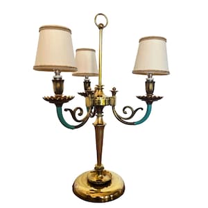 French Louis XVI Style Bouillotte TABLE LAMP, circa 1920