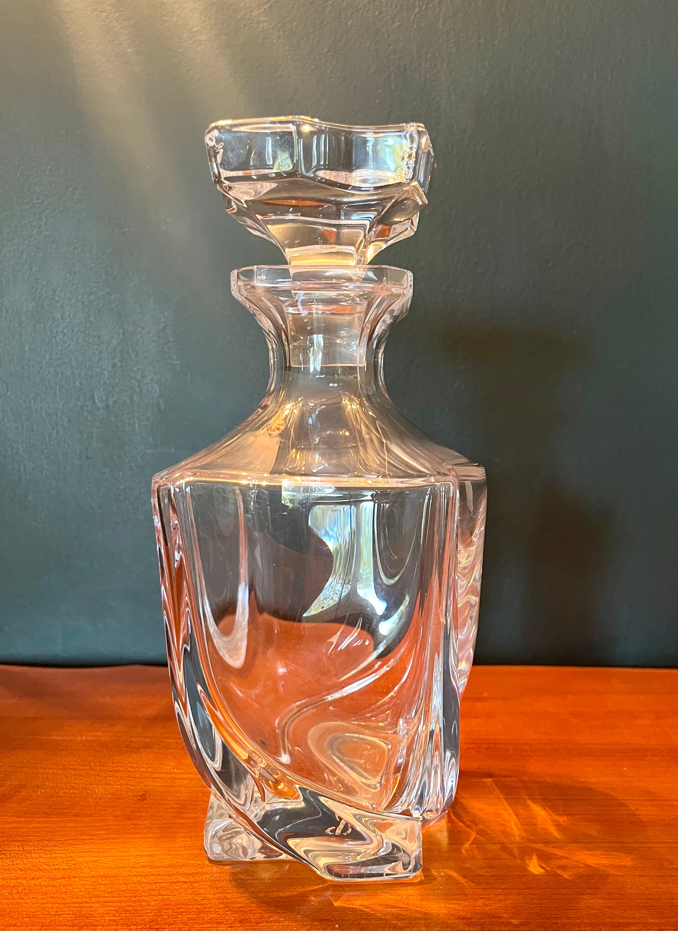 Sèvres（セーヴル） クリスタルのウイスキーカラフ フランス製ヴィンテージクリスタル 3個セット CRISTAL De SEVRES Model