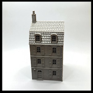 WW2 Battle of Normandy House #2 Modular Building - Bolt Action 1/56 (28mm) scale  28 mm Miniatures