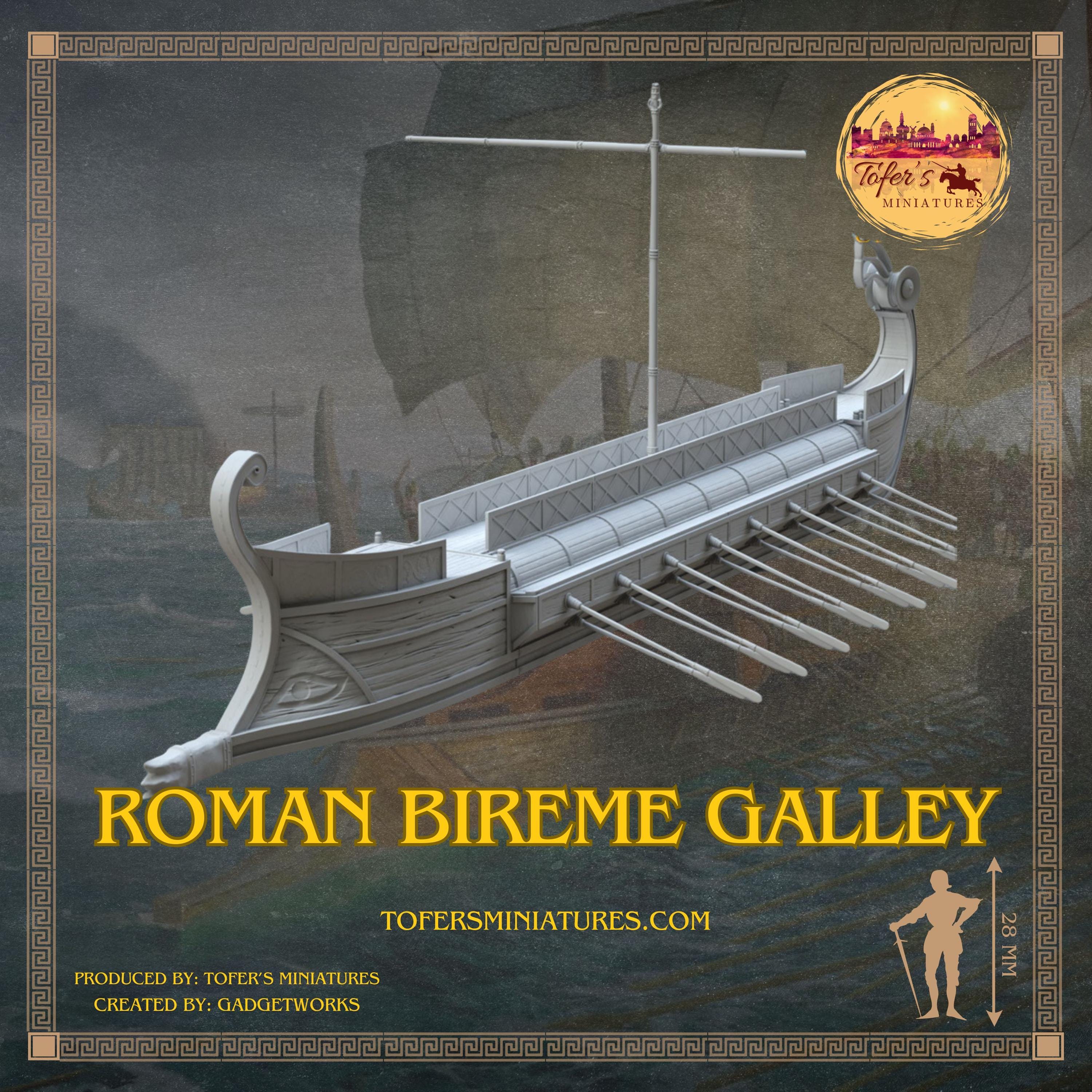 Roman Warship 船の模型 Roman Warship 船の模型