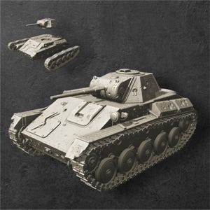 T-70 (Damaged Version)WW2 - Bolt Action 1/56 (28mm) scale  28 mm Miniatures