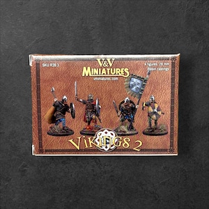 Set of 4 Vikings. 28 mm Miniatures Set 2