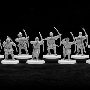 Set of 8 Vikings. 28 mm Miniatures Set 8