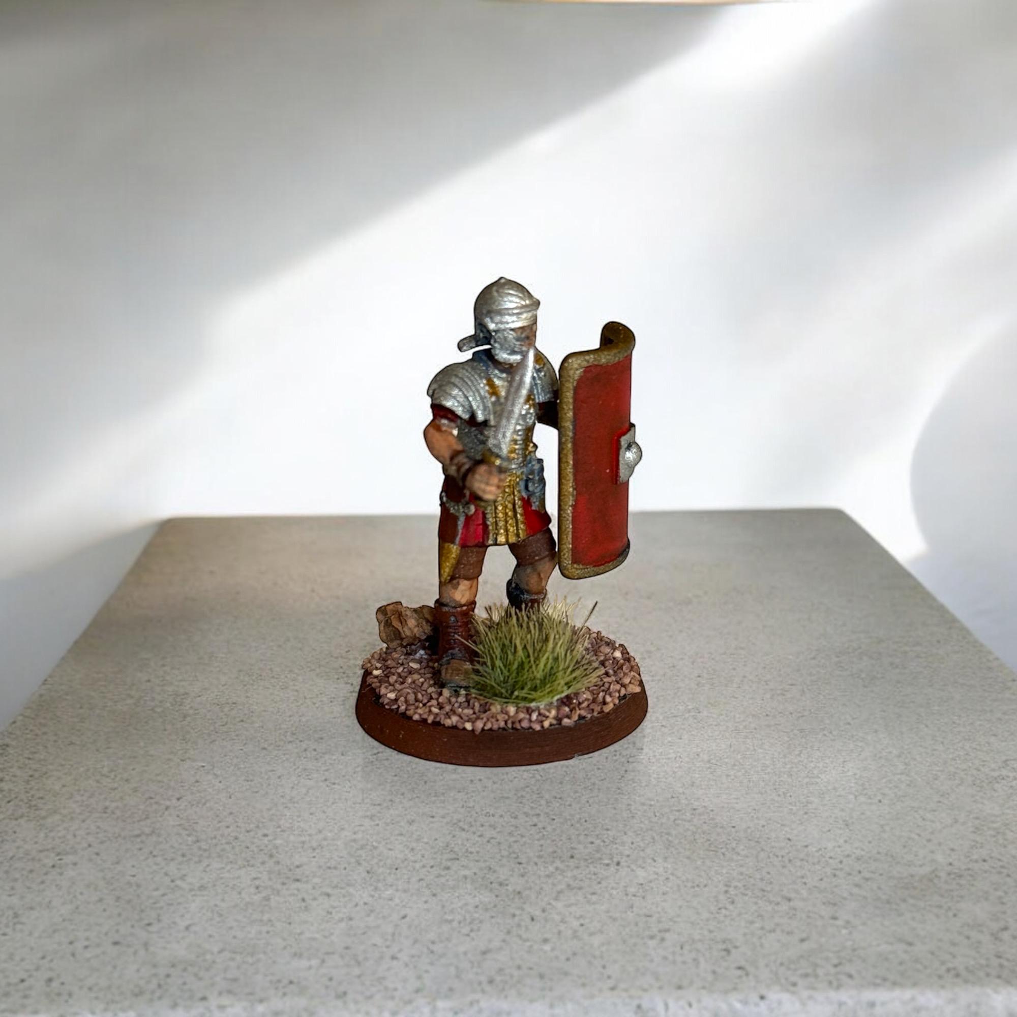1/35, FIGURINES PLOMBS- ROMAINS, EMPIRE, LOT CESAR-MARC AUREL-LEGAT