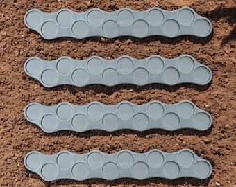Skirmish / Bogenschützen Bewegungstabletts 4er Set Bewegungstabletts (12 Stück) für 25 mm Rundbasen.